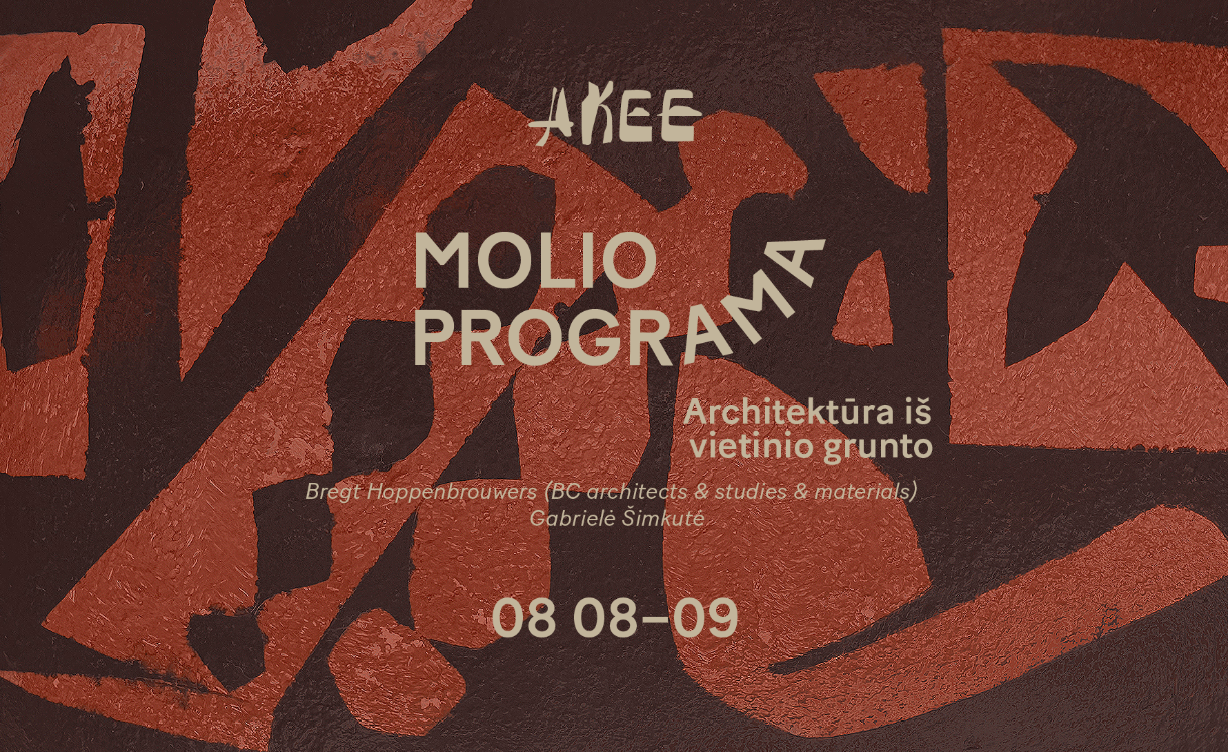 Molio programa: Architektūra iš vietinio grunto